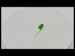 0.9mm PC Simplex LC APC Fiber Connector 16.7mm Boot Multimode