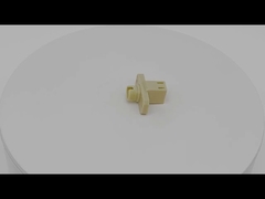 ODM Simplex Hybrid LC To FC Fiber Adapter Zirconia Sleeve Compact design