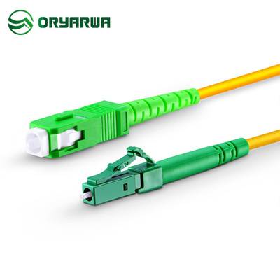 LC APC To SC APC Single Mode Patch Cord Simplex Jumper