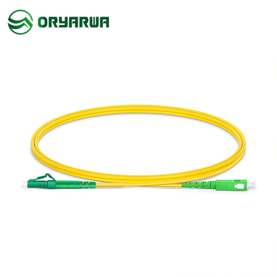 LC APC To SC APC Single Mode Patch Cord Simplex Jumper